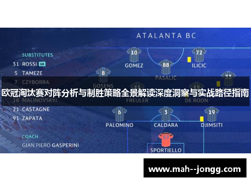 欧冠淘汰赛对阵分析与制胜策略全景解读深度洞察与实战路径指南